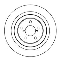 NF PARTS Тормозной диск 204415NF